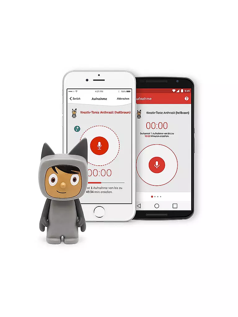 TONIES, Hörfigur - Kreativ Tonie - Anthrazit Hellbraun 3 TONIES, Hörfigur - Kreativ Tonie - Anthrazit Hellbraun – Bild 3